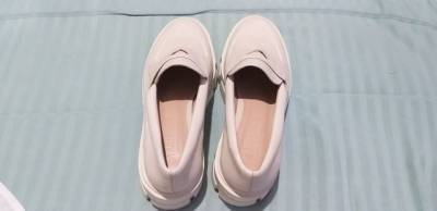 Sapato Mocassim Tratorado Feminino Bege Nmero 36