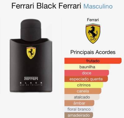 Perfume Ferrari Black 125ml