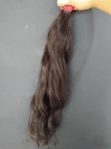 Cabelo Humano Castanho Natural 70 Centmetros
