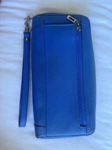 Carteira Guess Azul Grande