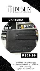 Carteira De Couro Original Preta