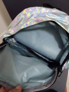 Mochila Escolar Com Estampa Hologrfica