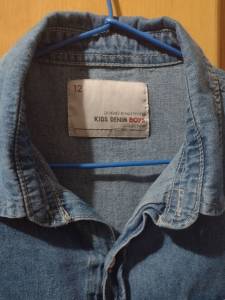 Camisa Jeans Infantil