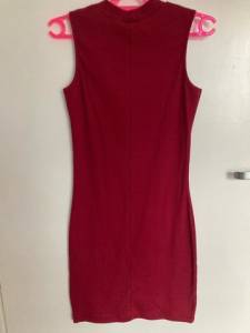 Vestido Vermelho Colado