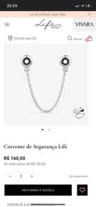 Pulseira Life Vivara Com 4 Berloques