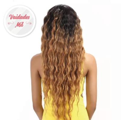 Peruca Front Lace Loira Escura Com Ombre Hair