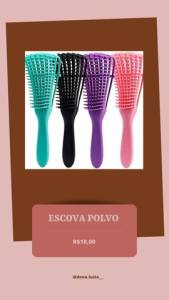 Escova Polvo - Escova De Cabelo
