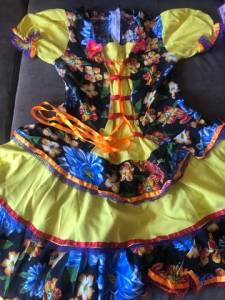 Vestido Quadrilha Tamanho G