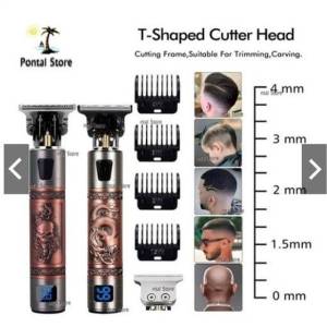 Maquina De Cortar Cabelo T9 Lcd
