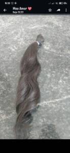 Vendo Aproximadamente 30 Cm De Cabelos 100% Natural