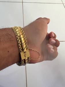 Pulseira 28 Gramas De Ouro