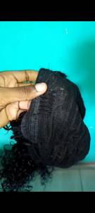 Lace Humana, Cabelo Preto E Curto.