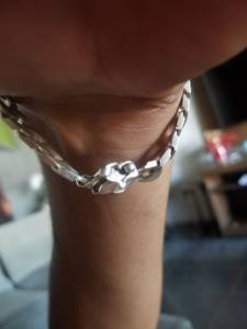 Pulseira De Prata Fire Blade!!