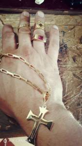 Corrente E Pulseira De Moeda