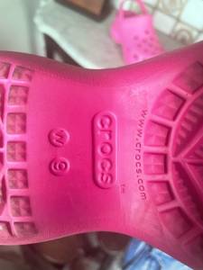 Crocs Rosa Antiderrapante