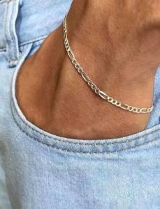 Pulseira De Prata Italiana 3mm 925 Unissex