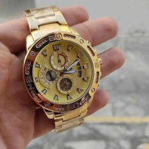 Relgio Luxo Crongrafo Funcional Ao Inox