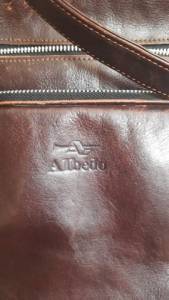 Bolsa Masculina Italiana Em Couro