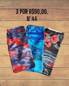 Bermudas Tactel N44.