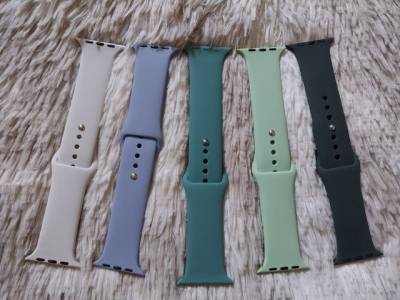 Pulseira Silicone Borracha 45mm E 44mm, Pulseira Relogio Smartwatch