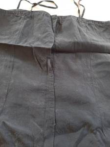 Vestido Manga Longa De Fio Preto Com Forro P (novo)