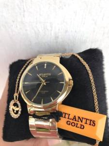 Relgio Feminino Banhado Ouro 18k