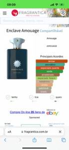 Amouage Enclave Lanamento Eau De Parfum 90/100ml