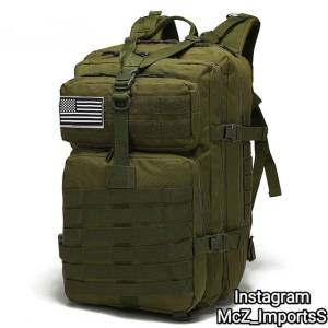 Bolsa Militar 50l Em Nylon Na Cor Verde