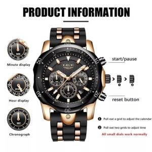 Relgio Esportivo Pulseira De Silicone Lige
