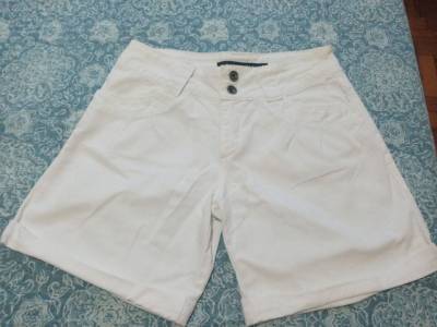 Bermuda De Brim Branca