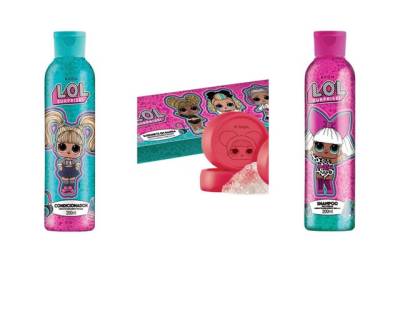 Kit Lol Shampoo + Condicionador + Sabonete