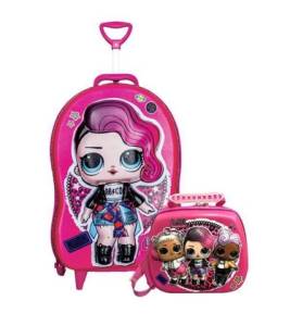 Mochila Escolar Lol E Lancheira