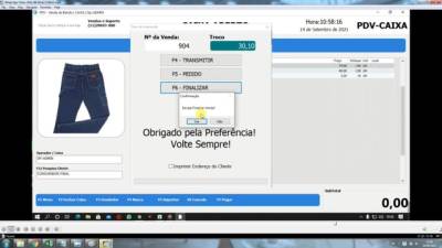 Sistema De Vendas Loja De Roupas Em Geral