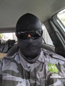 Touca Ninja Balaclava Proteo Preta Moto Motoboy Paintball Militar