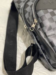 Bag Lv Preta Xadrez