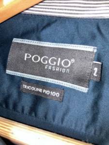Camisa Social Poggio Tricoline Preta Fio 100 Tam 2 - nico Uso