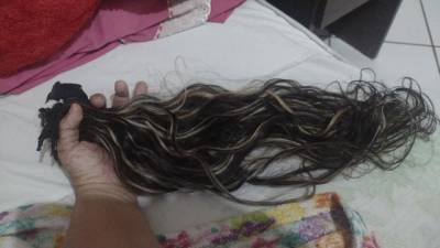 Mega Hair Cabelo Humano J Com Aplicao 400 Reais