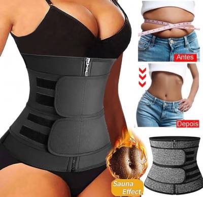 Cinta Modeladora Feminina Abdominal Queima Gordura