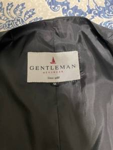 Terno Gentleman Cinza Acetinado