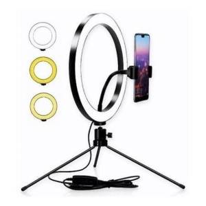 Ring Light 26cm Com Trip De Mesa