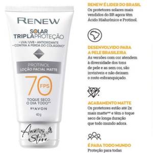 Protetor Solar Facial Matte Com Protinol Fps70