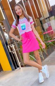 Vestido Infantil E Juvenil De 6 A14 Anos