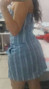 Vestido Tomara Que Caia Listrado