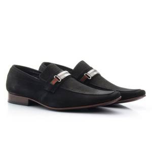 Sapato Mocassim Esporte Fino Masculino Em Nobuck br  br