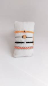 Kit De Acessrios Laranja Artesanato Personalizado