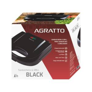 Sanduicheira E Grill Eltrico 750w Black Agratto Sa