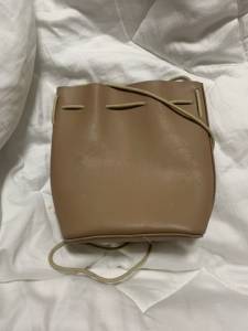 Bolsa Couro Bege