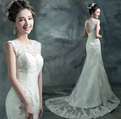Vende : Vestido Noiva Sereia. ( Tam P ) , 38 40.