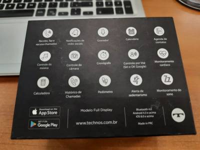 Smartwatch Technos Novo Sem Uso Mod M1ab