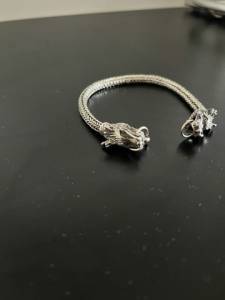 Pulseira Prata Bali Fecho Dragao Legitima